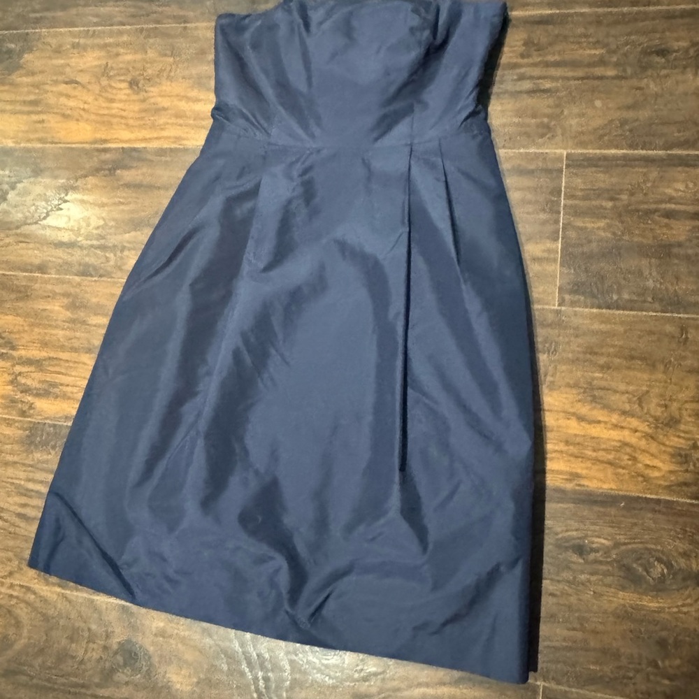 Ann Taylor Midnight Blue Strapless Dress